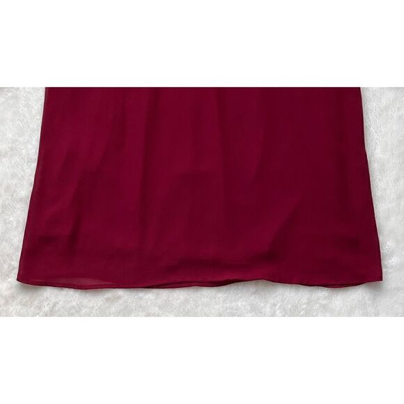 Lulus Shifting Dears Wine Red Long Sleeve Dress, Size XS - Picture 8 of 11